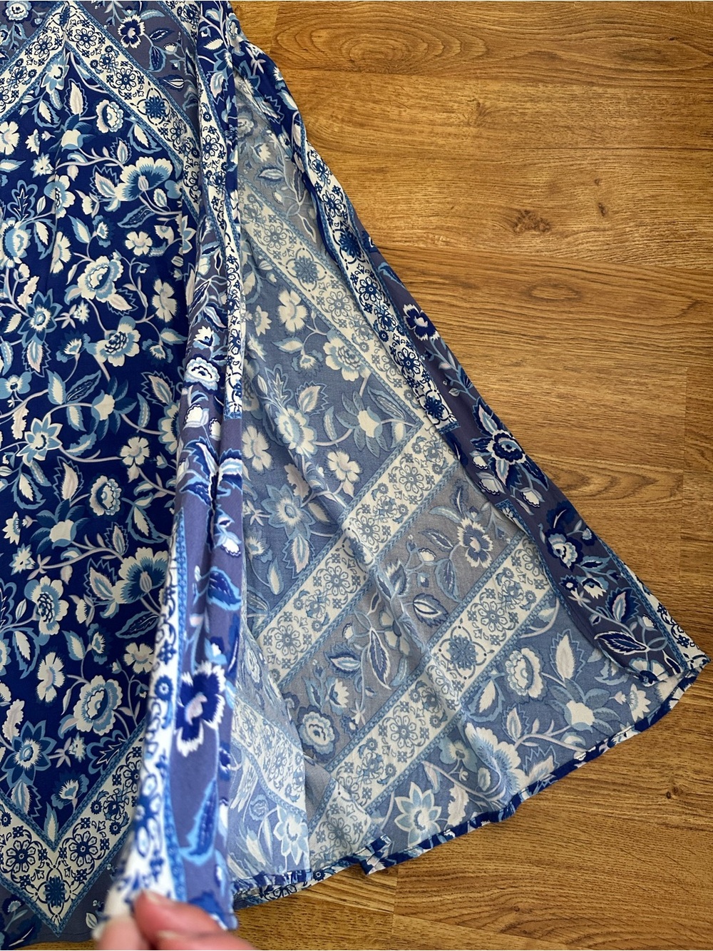 Spell Lolita Bluebell Floral Maxi Skirt S - Picture 10 of 16
